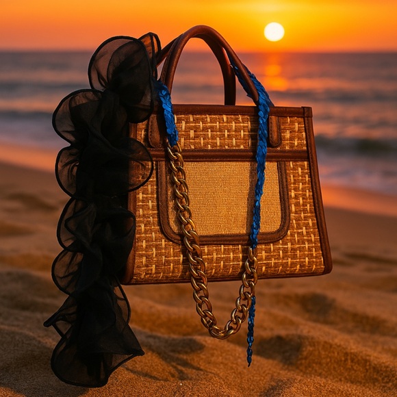 The Straw Reworked Shoulder Bag - Picture 1 of 3